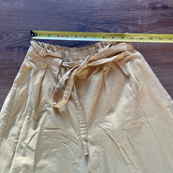 Sienna Sky Yellow Wide-Leg Pants - Picture 3 of 9